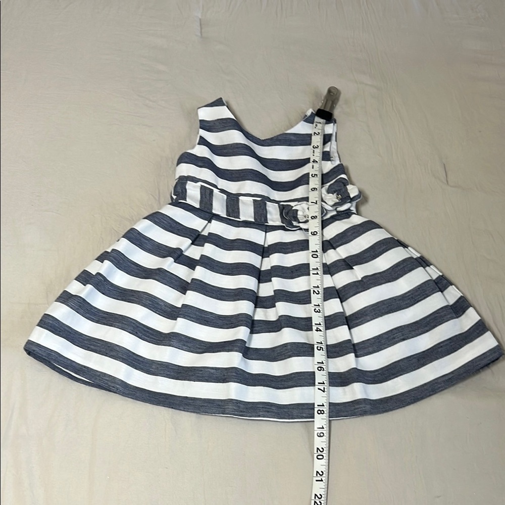Mayoral Blue and White Sleeveless A-line Sundress - Picture 8 of 9